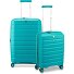  B-Flying 4 kółka Zestaw walizek 2-części z plisą rozprężną Model turchese