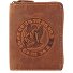  Vintage Zodiac Wallet Leather 10 cm Model jungfrau