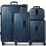  Zestaw walizek na 4 kółkach Essentials14 Beautycase 4szt z rozkładaną przegrodą na laptopa Model dark blue metallic