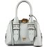  Bowling Bag Torba Skórzany 21 cm Model grigio silver