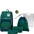  Ergoplus Zestaw tornistra 8-części Model green