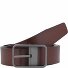  Business Reversible Belt Leather Model dark brown | 90 cm