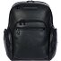  Roadster Plecak biznesowy Skóra 38 cm Komora na laptopa Model black