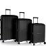  AirLite 4 kółka Zestaw walizek 3-części z plisą rozprężną Model black