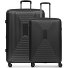  Essentials 14 4 kółka Zestaw walizek 2-części z plisą rozprężną Model black metallic