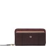  Circle Portfel Ochrona RFID Skóra 19 cm Model bordeaux