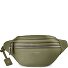  Skórzana saszetka na pasek z podwójnym zamkiem, model „Bologna”, do noszenia na ramię, 25 cm Model olive
