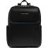  Blue Square Plecak Ochrona RFID Skórzany 37 cm Komora na laptopa Model black