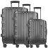  Galatea 4 Roll Suitcase Set 3szt. Model schwarz