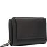  Orveta Portfel Ochrona RFID Skóra 13 cm Model black