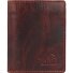 Rugged Portfel Ochrona RFID Skórzany 8.5 cm Model brown