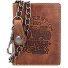  Vintage Cafe Racer Wallet RFID Leather 9,5 cm Model braun
