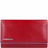  Blue Square Wallet RFID Leather 16 cm Model red