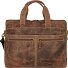  Vintage Briefcase Leather 42 cm Komora na laptopa Model brown