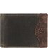  Portfel Hunter RFID skórzany 12 cm Model khaki-brown