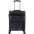 3700 4 kółka Walizka kabinowy 55 cm z plisą rozprężną Model black