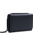  Zelan Portfel Ochrona RFID Skóra 12 cm Model navy