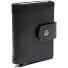  Barrea Portfel Ochrona RFID Skórzany 7 cm Model black
