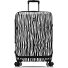  EZ Fashion 4 kółka Walizka M 66 cm z plisą rozprężną Model zebra