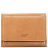  Rana Portfel Ochrona RFID Skórzany 12 cm Model cognac