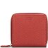  Vika Portfel Ochrona RFID Skórzany 10 cm Model red