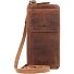  Vintage Mobile Phone Case RFID Leather 8 cm Model braun