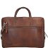  Vintage London Teczka Ochrona RFID Skóra 41 cm Komora na laptopa Model braun