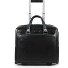  Blue Square 2-Wheel Business Trolley Leather 36 cm Laptop Compartment Model black