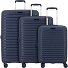  Travel Line 4500 4 kółka Zestaw walizek 3-części z plisą rozprężną Model darkblue