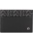 Skórzane etui na karty kredytowe z logo 10 cm Model black Skórzane etui na karty kredytowe z logo 10 cm Model black