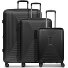  Essentials 14 4 kółka Zestaw walizek 3-części z plisą rozprężną Model black metallic