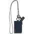  Prismix Etui na karty kredytowe Ochrona RFID Skóra 6.5 cm Model night blue