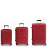  Midori 4 Roll Suitcase Set 3szt. Model red