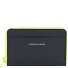  Portfel 10 cm Model night blue/neon yellow