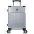  Tekno 4 kółka Walizka kabinowy S 53 cm Komora na laptopa Model silver