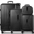  Zestaw walizek na 4 kółkach Essentials14 Beautycase 4szt z rozkładaną przegrodą na laptopa Model black metallic