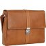  Bergamo Messenger Leather 38 cm Laptop Compartment Model hellbraun