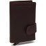  Frankfurt Etui na karty kredytowe Ochrona RFID Skórzany 7.5 cm Model brown